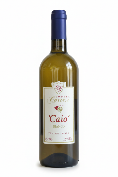 Vino Caio sfondo bianco